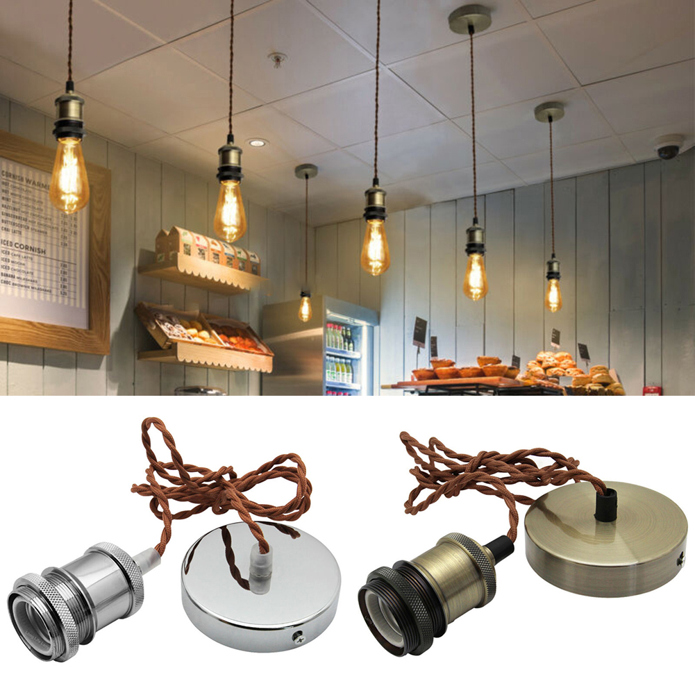 Giá Đỡ Đèn Gắn Trần Nhà Phong Cách Vintage