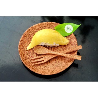 Dĩa tròn gỗ dừa ECO CRAFT