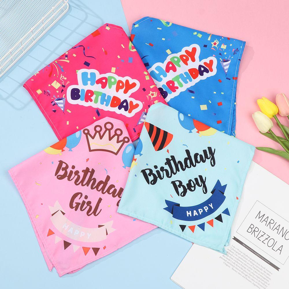 Khăn Choàng Cổ Kiêm Khăn Yếm Tùy Chỉnh Kích Thước 1 Cái Cho Thú Cưng