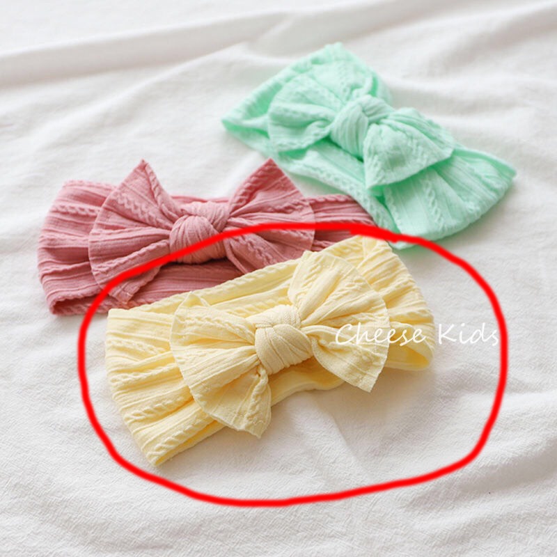 [ MẪU MỚI ] Băng Đô Nơ Len Đáng Yêu Cho Bé