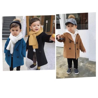 ÁO KHOÁC DẠ 2 LỚP 3 MÀU CHO BÉ