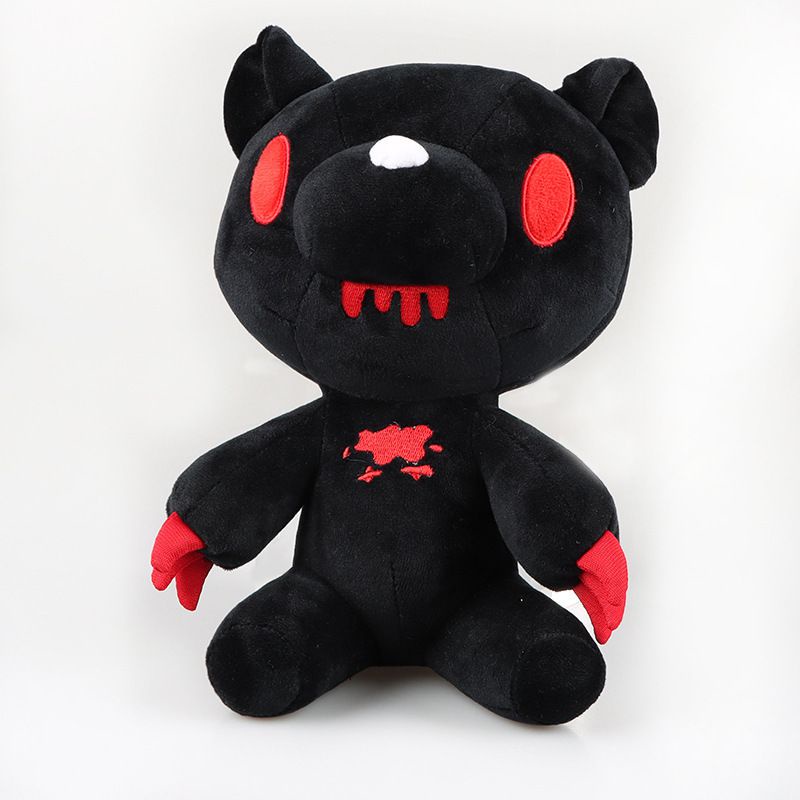 20cm/7.9in Gloomy Bear Plush Toy Bloodthirsty Pink Bear Soft Stuffed Pillow Doll For Kids Birthday Christmas Halloween Gifts