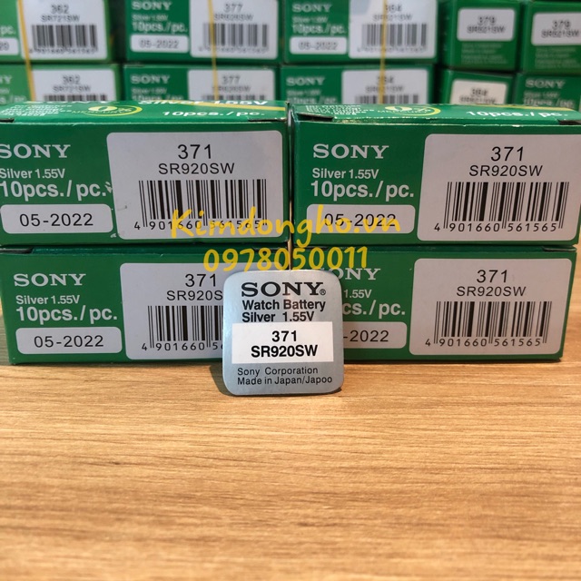 Viên pin đồng hồ Sony 920 chuyên thay pin đồng hồ đeo tay, điều khiển các loại SR920SW - 371