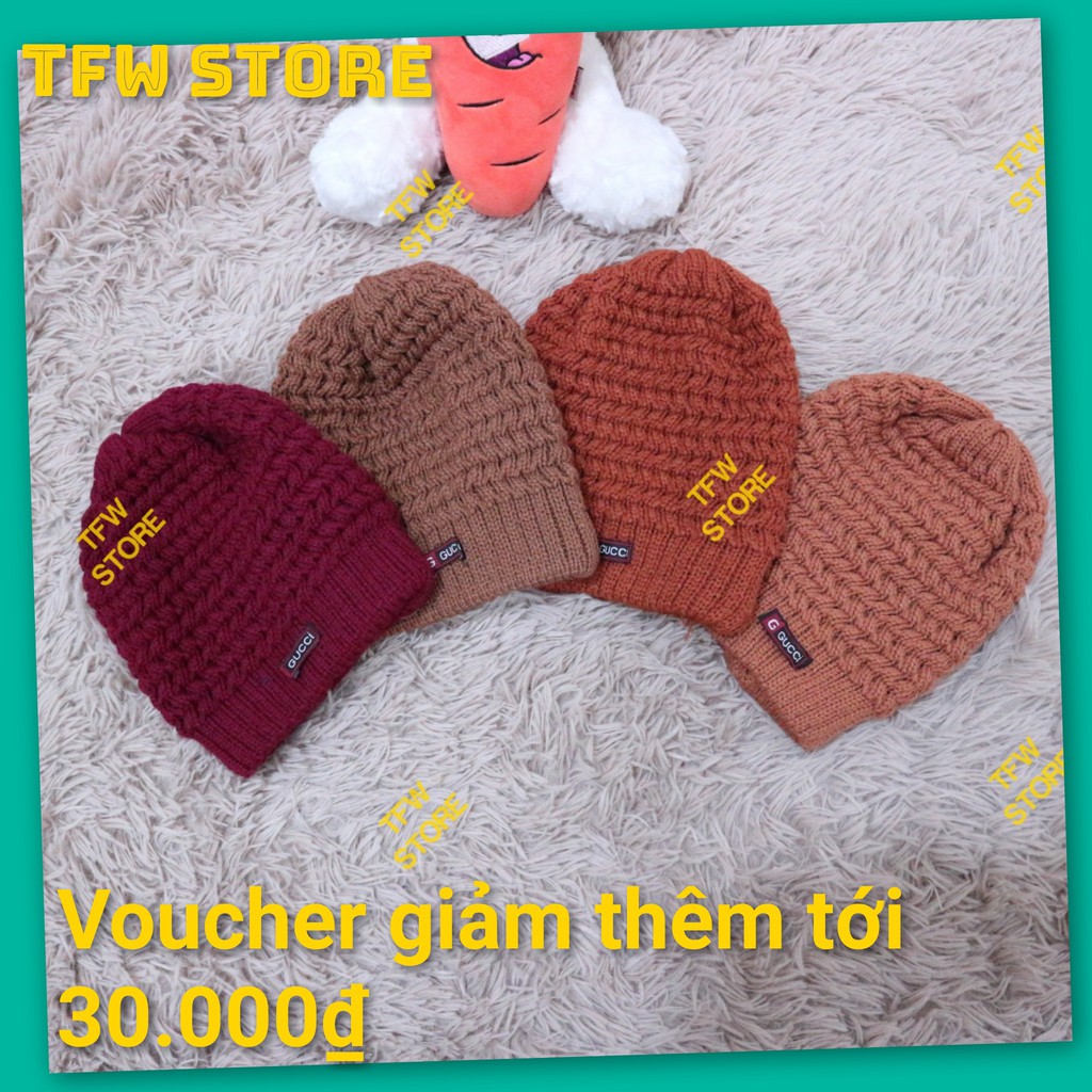 Mũ len cho bà cho mẹ, mũ len trung niên cho người già - hàng VN