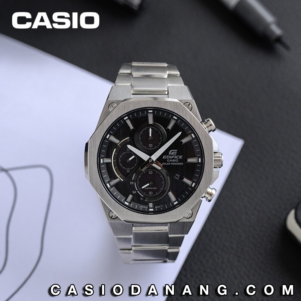 Đồng hồ nam dây kim loại Casio Edifice chính hãng Anh Khuê EFS-S570D-1AUDF (44mm)
