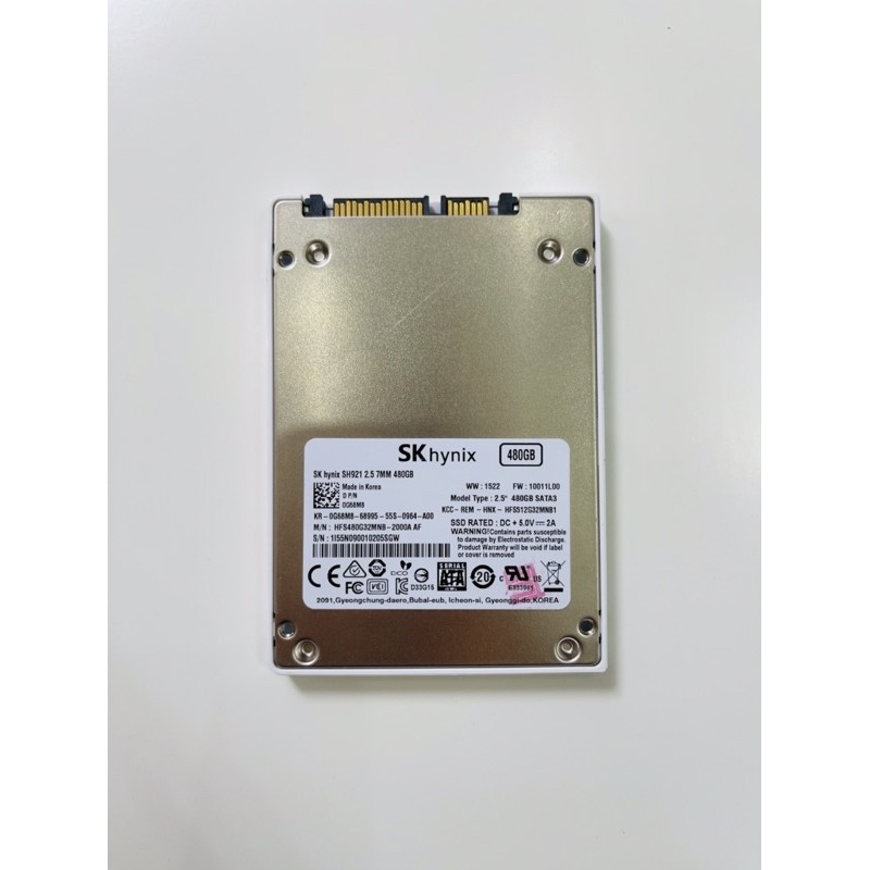 [Mã ELMS05 giảm 5% đơn 300k]Ổ cứng SSD 480GB SK Hynix SH921 2.5-Inch SATA III