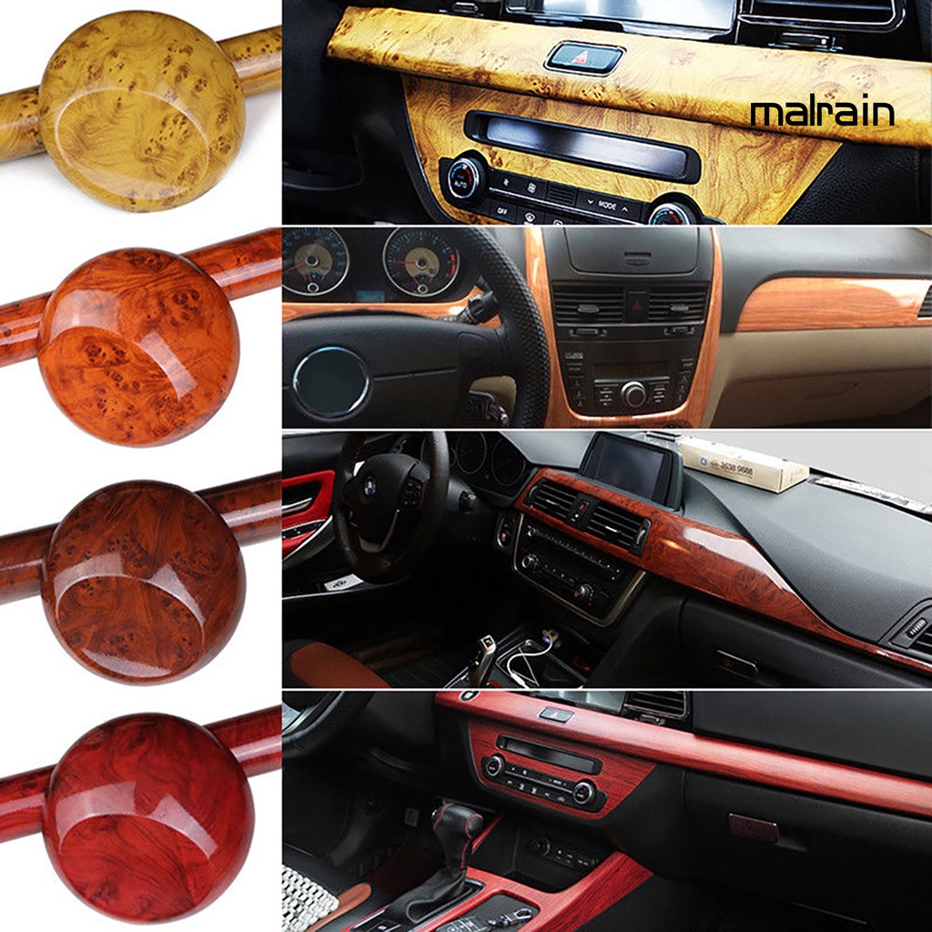 Phim Dán Trang Trí Nội Thất Xe Hơi Họa Tiết Vân Gỗ Thay Đổi Màu Sắc Kích Thước 30cmx100cm