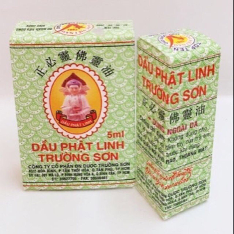 Dầu Phật Linh Trường Sơn hộp 1,5 ml