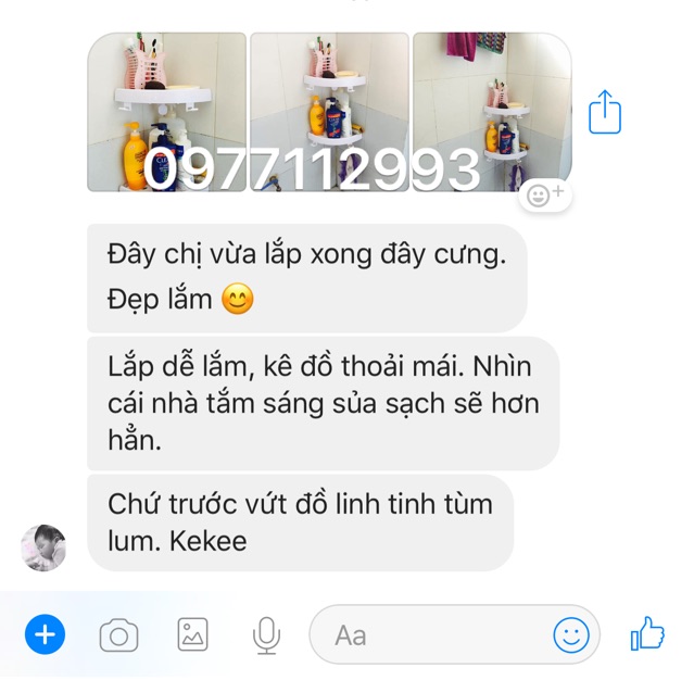 Kệ góc hút chân không siêu chắc