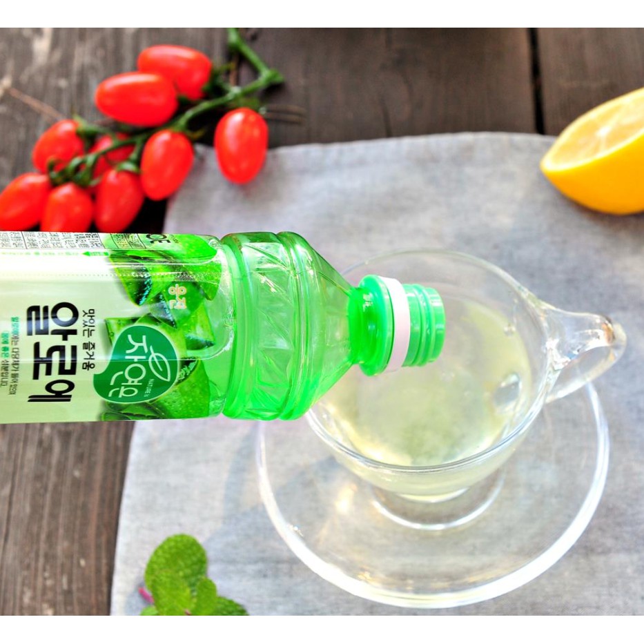 [WOONGJIN] NƯỚC LÔ HỘI  500ml - [웅진] 자연은알로에 500ML