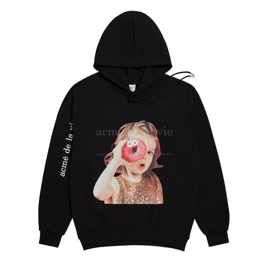 Áo nỉ hoodie ADLV baby face black donuts ss4 , áo nỉ mũ dáng rộng, Cocmer_vn