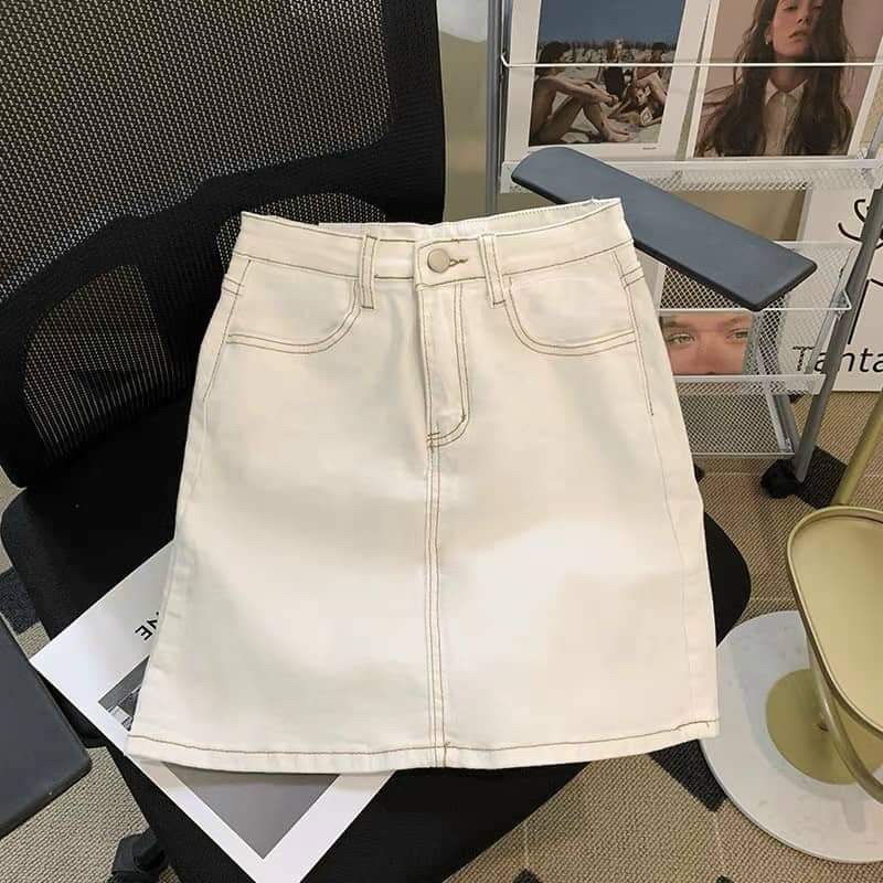 Chân váy chỉ nổi hai lớp kèm quần KA12