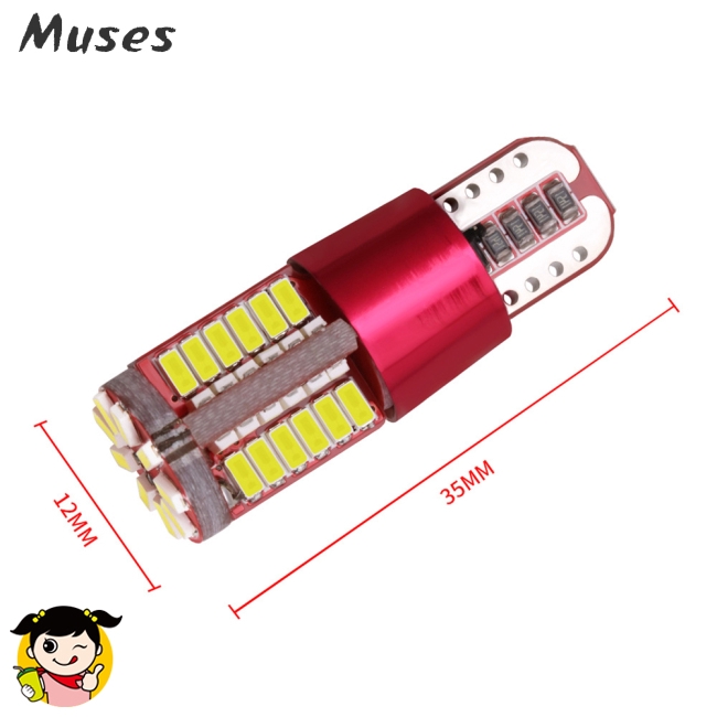 Bóng đèn LED T10 3014 57 SMD báo đỗ xe tiện dụng cho xe hơi siêu sáng