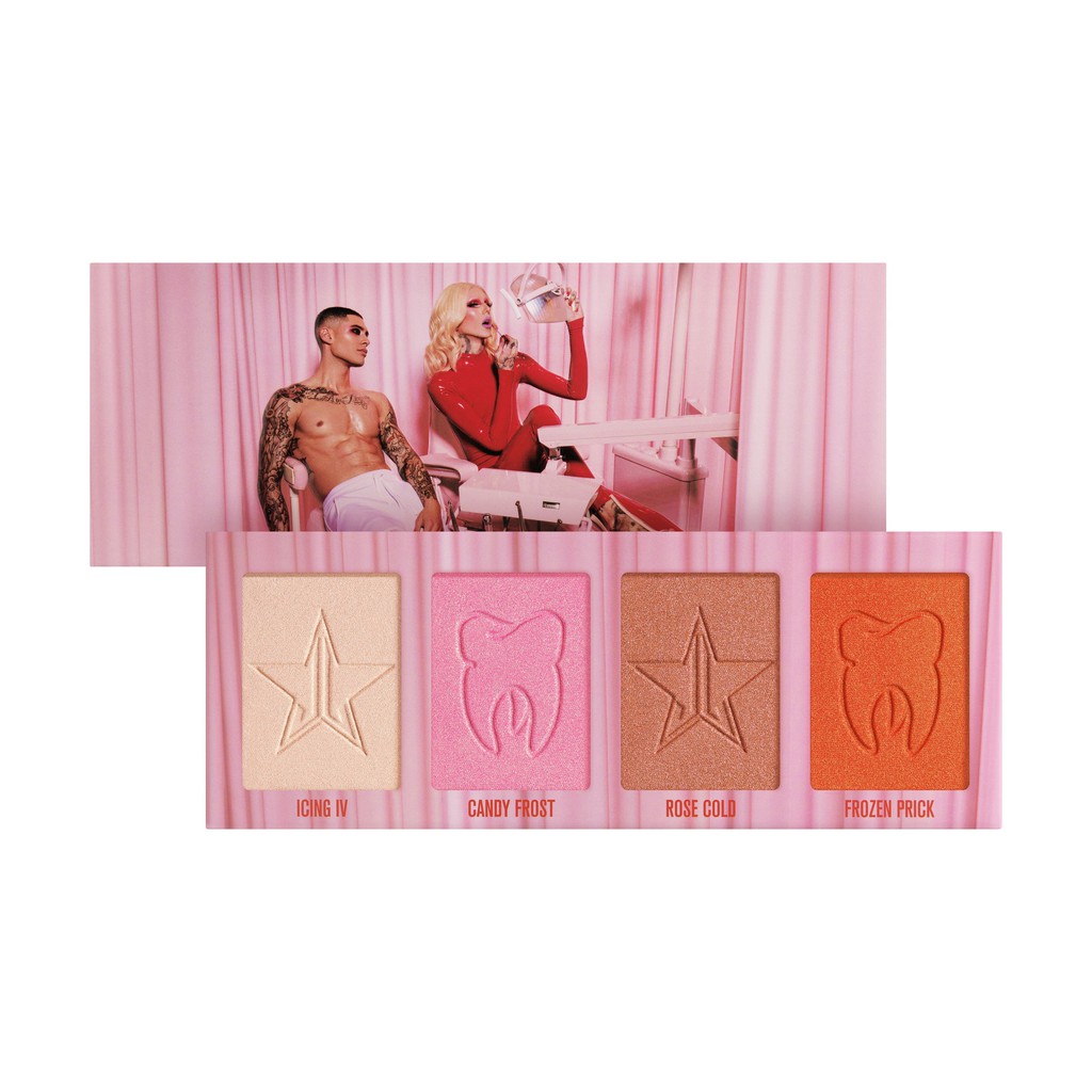 Jeffree Star - Bảng Phấn Bắt Sáng Cavity Skin Frost Highlighter Palette 7g