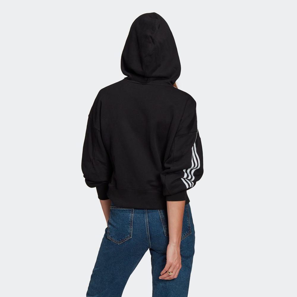 [Mã WABRADI68 giảm 12% đơn 500K] adidas ORIGINALS Adicolor Classics Crop Hoodie Nữ Màu đen GN2890