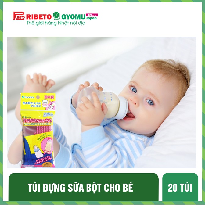 ( XẢ KHO) Túi đựng sữa bột (20 túi) Nhật Bản