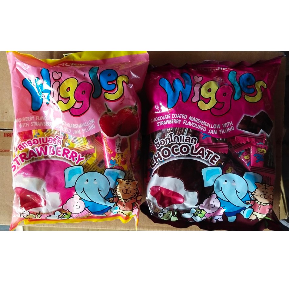 KẸO DẺO WIGGLES THÁI LAN VỊ COLA/ Dâu 144G