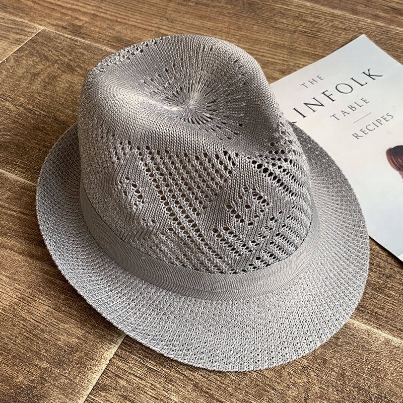 Mũ Cói Chống Nắng Thoáng Khí Thời Trang Đi Biển Mùa Hè Cho Nam Trung Niên