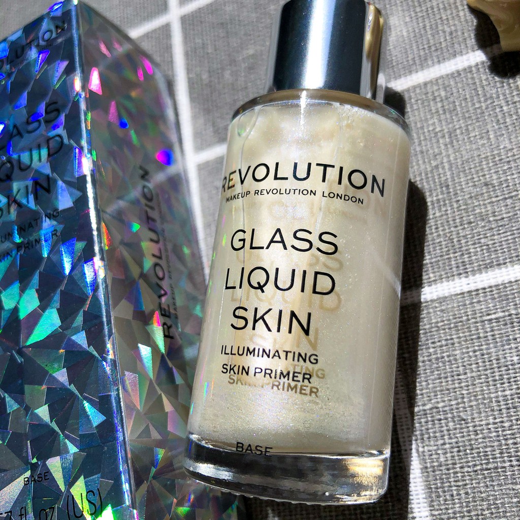 Kem lót trang điểm da khô REVOLUTION Glass Liquid Skin 17ml (Có bắt sáng) - chumia | BigBuy360 - bigbuy360.vn