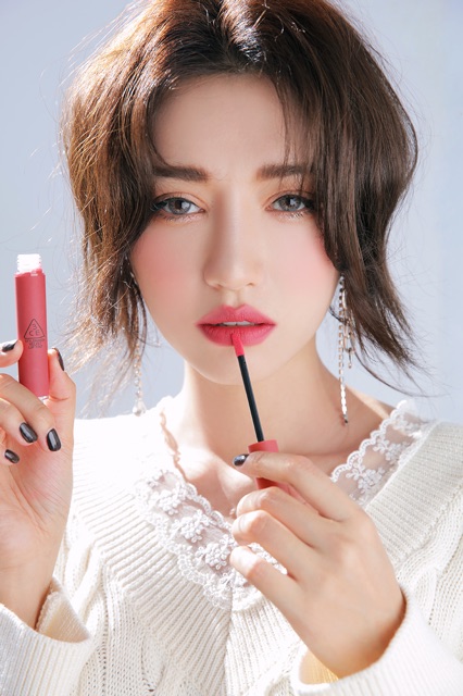 Son 3CE velvet lip tint - Pink Break (KÈM VIDEO VÀ ẢNH TỰ CHỤP)