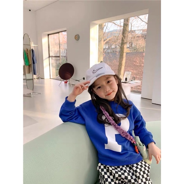 [Form lớn 0.5 size] - Áo sweater chữ P dễ thương cho bé A697