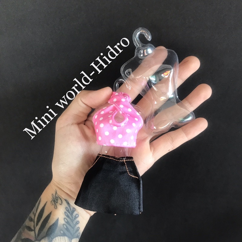Combo 5pcs Manocanh nửa người trong suốt dùng cho búp bê barbie hoặc các loại size 30cm móc quần áo váy búp bê