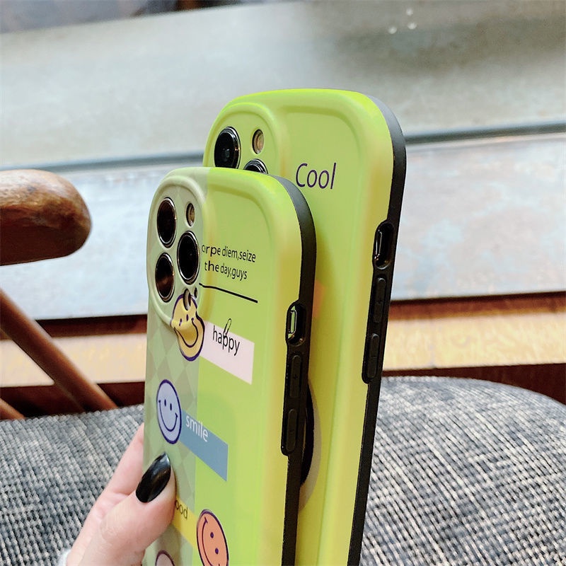 Ốp Điện Thoại In Hình Mặt Cười Đơn Giản Cho iphone 12 13 11 Pro Max X Xs Max Xr Pam3