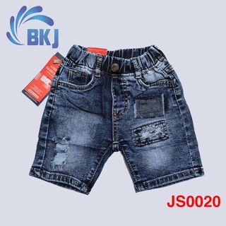 Quần Jean Ngố Bé Trai 6 - 19kg Quần Jean trẻ em cao cấp lưng thun co giãn quần bò trẻ em