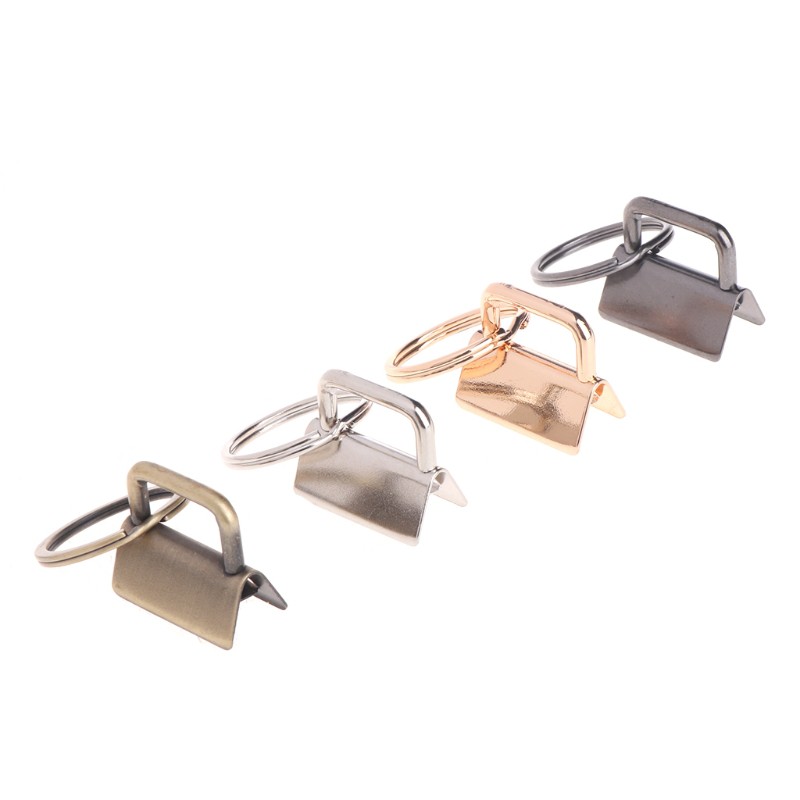 Set 10 móc chìa khoá kim loại làm đồ thủ công handmade