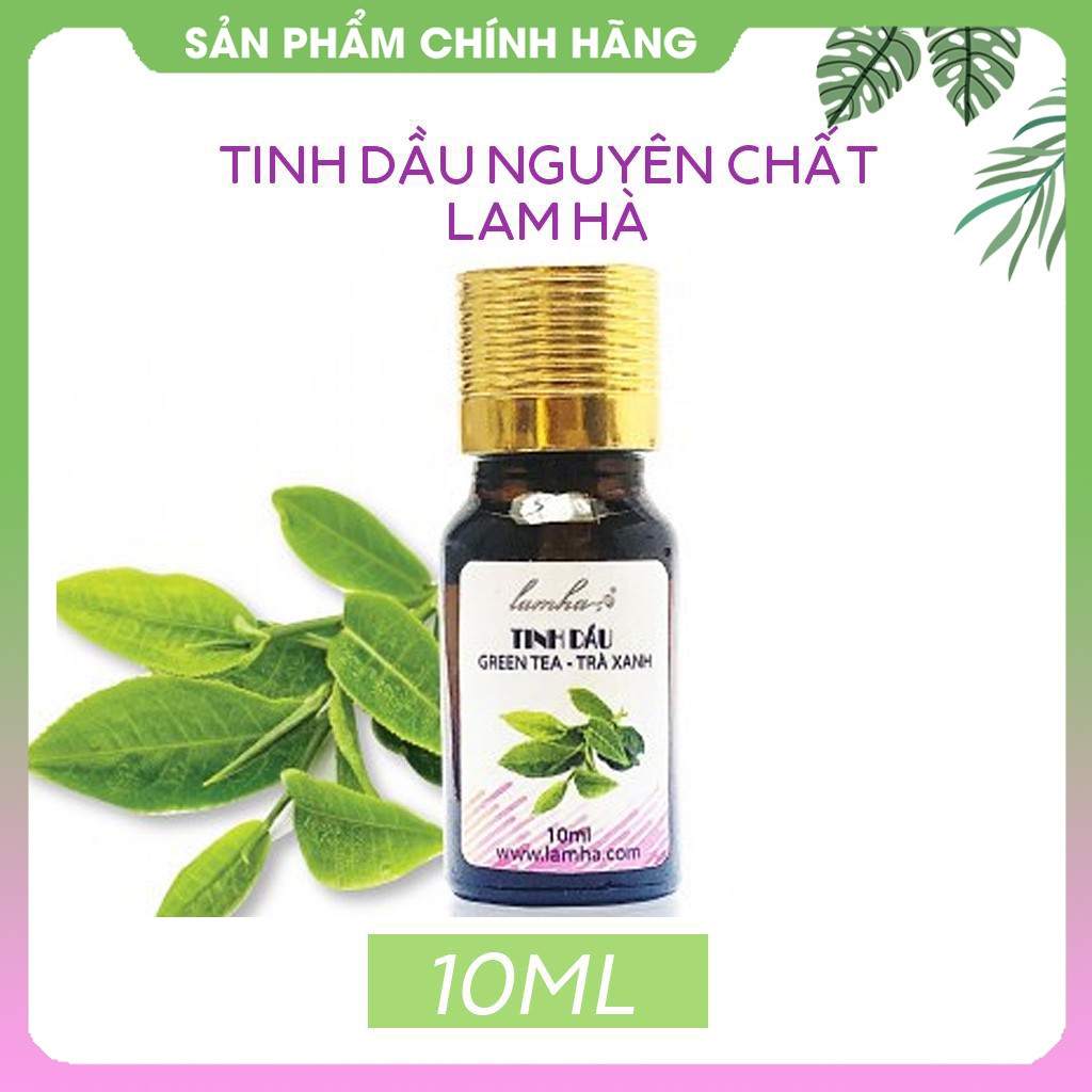 Tinh dầu trà xanh Lam Hà xông phòng khử mùi, xông mặt dưỡng da Tinh Dầu 100 Shop