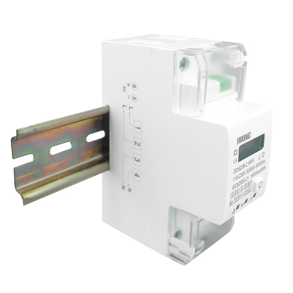Công tơ điện tử Wifi Tuya Smartlife Hiking, Đóng cắt Từ xa thay CB, Đo công suất, điện áp , dòng điện 1 Pha IOS Android