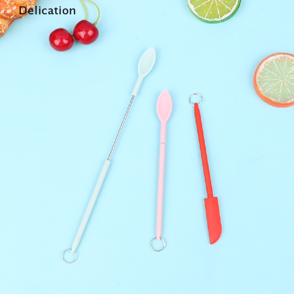 1 Dụng Cụ Làm Bếp 3 Trong 1 Bằng Silicone Hai Đầu Mini