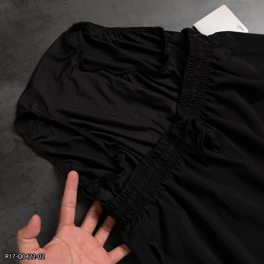 Quần run tập gym nam R17 in hình - xi dãn 2 lớp form trên gối - thể thao nam VNXK