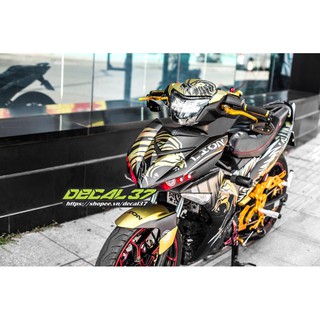 Tem Trùm Exciter 150 Đen Vàng Tiger