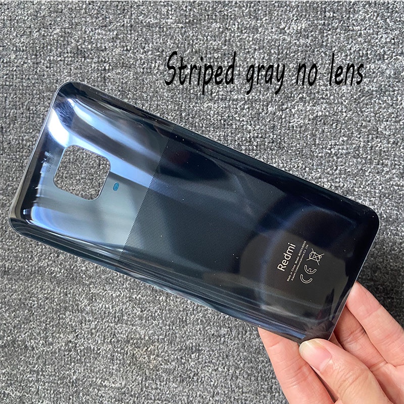 Ốp Điện Thoại Mặt Kính Có Nắp Đậy Ống Kính Camera Sau Cho Xiaomi Redmi Note 9S Redmi Note 9 Pro