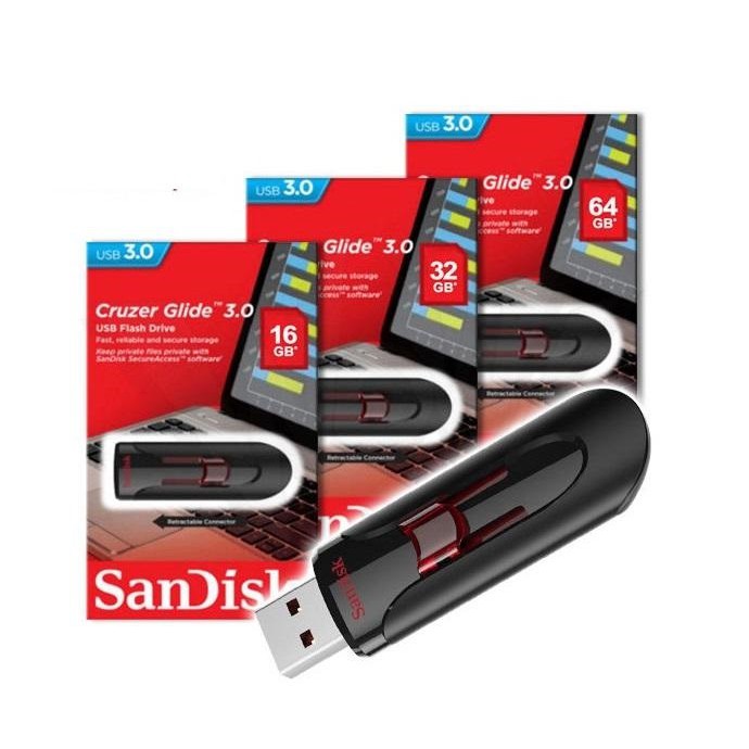 USB 3.0 SanDisk Cruzer CZ600 256GB 100MB/s (Đen)