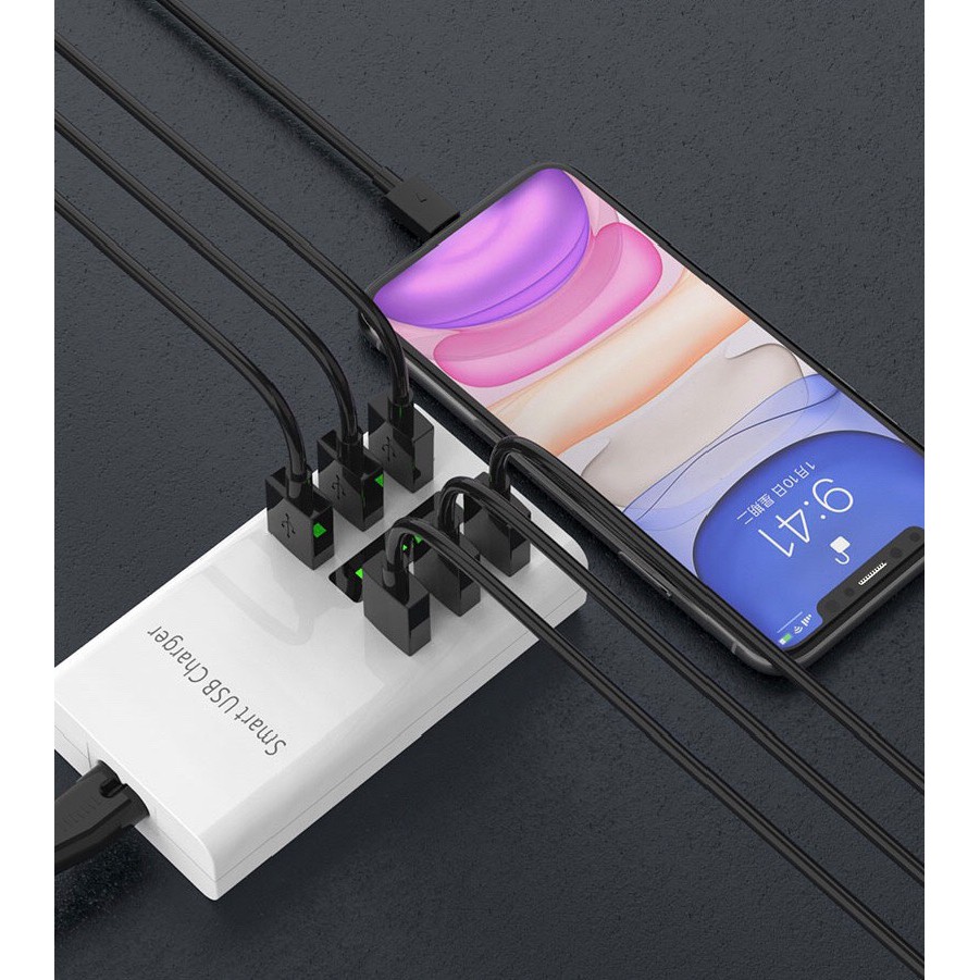 Ổ CẮM USB Đa Năng Sạc Ga 5V/6A 30W Sạc Để Bàn Sạc Du Lịch