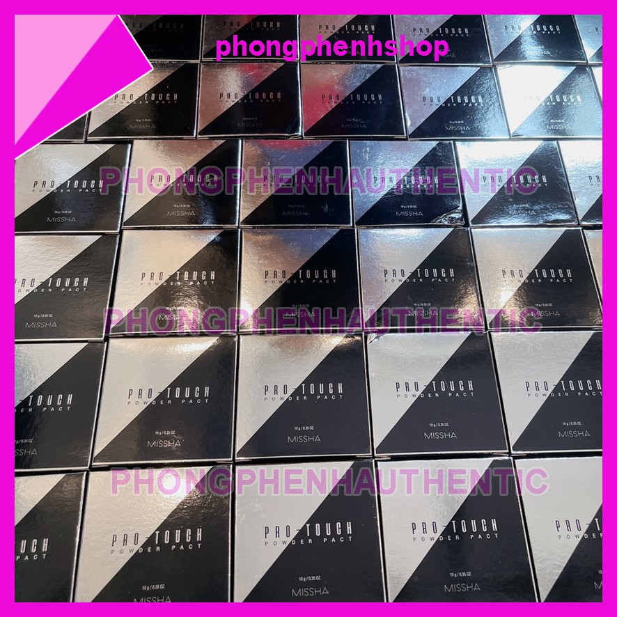 Phấn phủ dạng nén kiềm dầu Missha Pro-touch Powder Pact SPF25 PA++ 10g | BigBuy360 - bigbuy360.vn