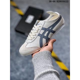 Giày thể thao ASICS Onitsuka Tiger màu trắng phong cách cổ điển có size 36/44 dành cho nam nữ