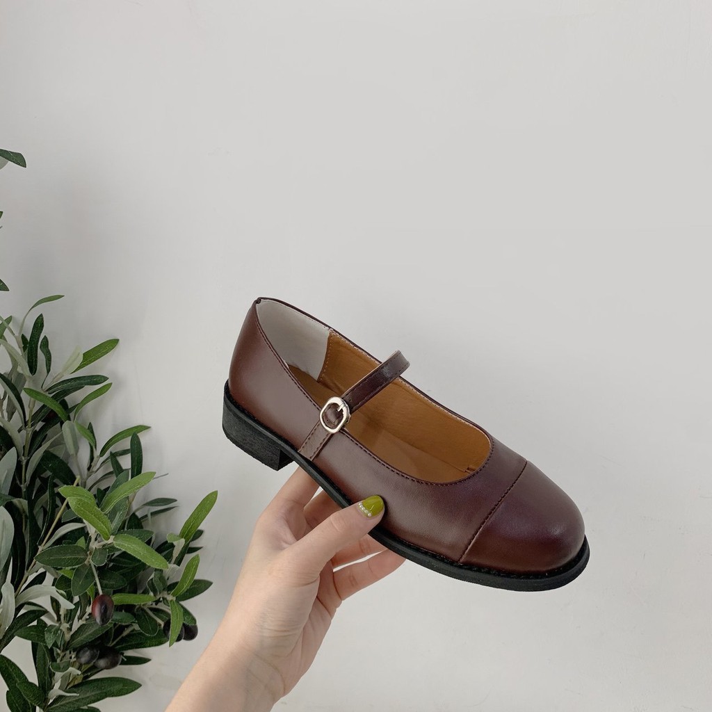 [Sẵn] Giày Mary Jane da mềm êm chân | BigBuy360 - bigbuy360.vn