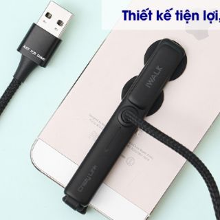 Cáp Lightning 1 m iWALK CSC002 Đen