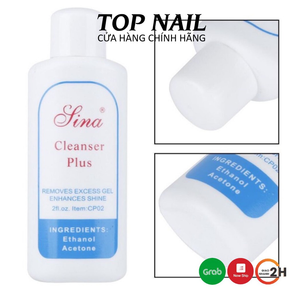 Chai nước lau gel Sina nhỏ