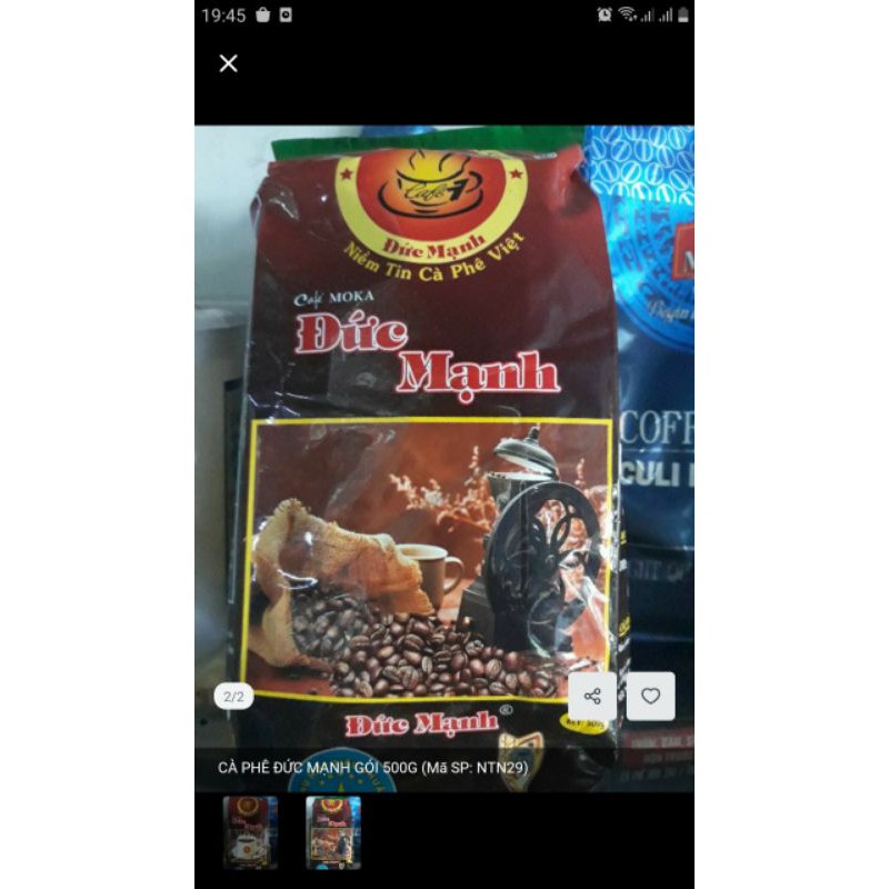 CÀ PHÊ ĐỨC MẠNH GÓI 500G