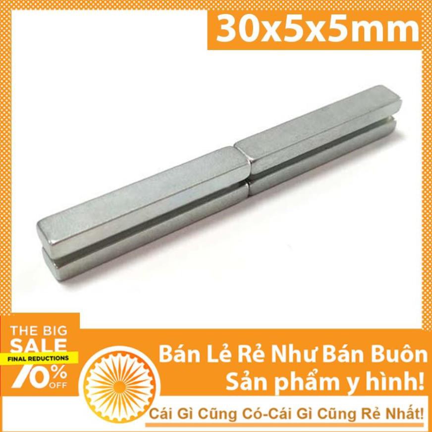 Nam Châm Chữ Nhật 30X5x5mm 69