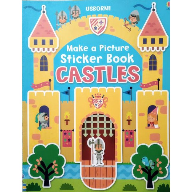 Sách - Anh: Make a Picture Sticker Book Castles