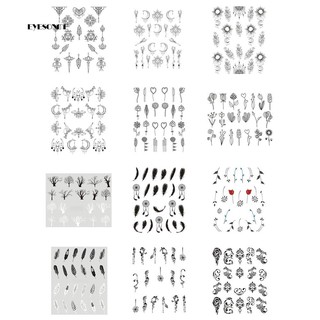 Tờ sticker dán trang trí móng thời trang