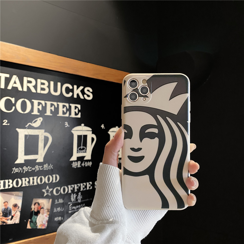STARBUCKS Ốp Lưng Silicon Chống Sốc In Hình Starbuck Cho Iphone 12pro Max 12mini 11pro Max Xs Max Xr Se 2020 7 8 Plus | BigBuy360 - bigbuy360.vn