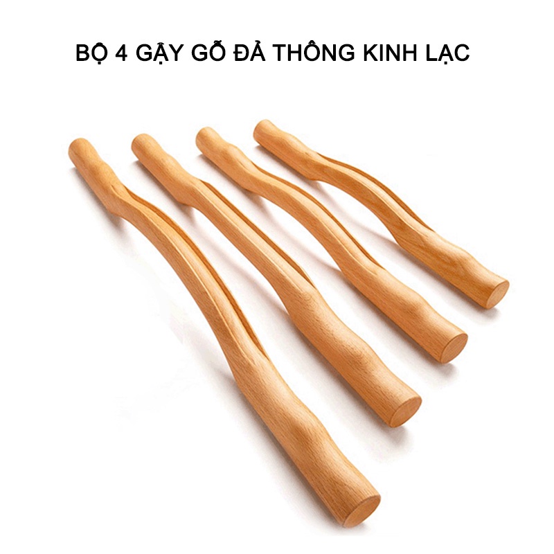 Gậy đả thông - Gậy vạn năng đả thông kinh lạc giảm béo - Bộ 4 gậy