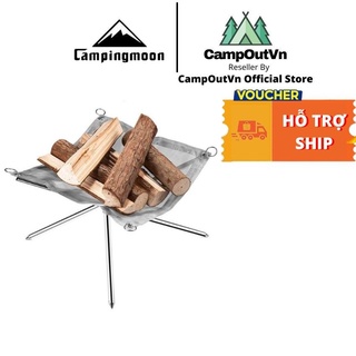 Campingmoon đồ cắm trại campoutvn campingmoon giá đốt củi than cắm trại du lịch dã ngoại xếp A082