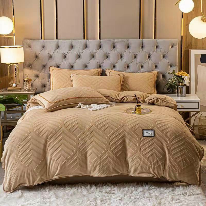 Bộ nỉ nhung dệt vân chìm vân nổi mẫu mới